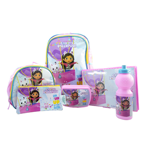 ست 45 در 1 کوله پشتی 40 سانتی Gabby’s Dollhouse مدل Rainbow Max - Backpack - Promotion Items 45 in 1 - Gabby’s Dollhouse _کیف مدرسه